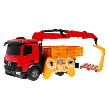 Ciężarówka Dźwig HDS dla dzieci 6+ Mercedes-Benz Arocs Zdalnie sterowany 1:20 Ruchome części